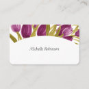 Search for tulip business cards Feminine