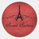 Search for red sweet 16 stickers Birthday