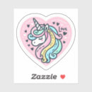 Search for love unicorns stickers Rainbow