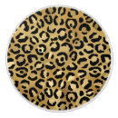 Recherche de motif léopard de boutons et poignées de porte Peau