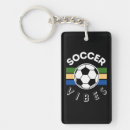Search for soccer ball rectangular keychains Sport