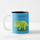 Search for cute green dinosaur mugs Jurassic