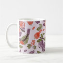 Search for flower silhouette mugs Seamless