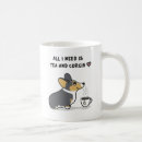 Search for corgi tea mugs Cute