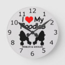 Search for poodle clocks Silhouette