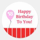 Search for special occasion party celebration stickers Red