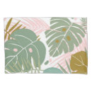 Search for palm leaf pillowcases Monstera