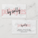 Recherche de chat élégant cartes visite Dog