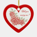 Search for vintage valentine ornaments I love you