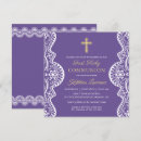 Recherche de dentelle lavande invitations Fille