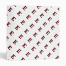 Search for mascot binders Maroon and gold