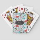 Recherche de nourriture mignonne jeux de cartes Motif