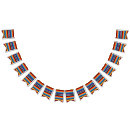 Search for orange and blue bunting flags Red