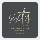 Search for 60th birthday stickers Sixty