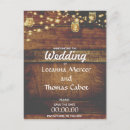 Search for rustic save the date postcards String lights
