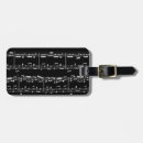 Recherche de note musique bagages étiquettes Bande