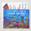 Search for fish 7x5 invitations Kids