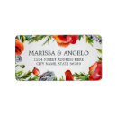 Recherche de poppies return address labels Pour elle