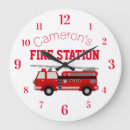 Recherche de camion rouge horloges Moteur d'incendie