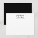 Search for bridal shower note cards Black and white