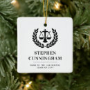Search for law school ornaments Scales of justice