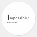 Recherche de impossible autocollants Texte