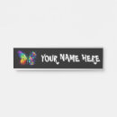 Recherche de plaques de porte Noir