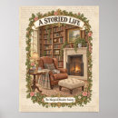 Search for library posters Cozy reading nook