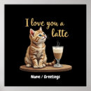 Search for coffee pun posters Latte