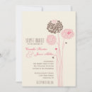Search for pink and brown wedding invitations Rustic