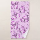 Recherche de pink floral bath towels Élégant