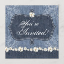Search for denim wedding invitations Jean