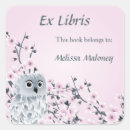Search for ex libris stickers Owl
