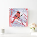Search for watercolor cardinal bird art Red