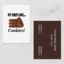 Recherche de biscuits cartes visite Pâtissier