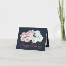 Search for orange flower happy birthday postcards For her