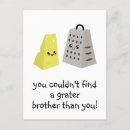 Search for funny brother postcards Silly