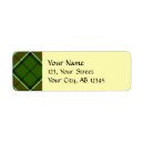 Search for red white and green return address labels Pattern