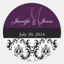 Search for purple damask stickers Bride