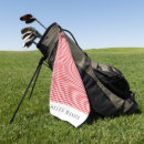 Search for plaid golf towels Red