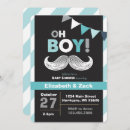 Recherche de little man baby shower invitations Au