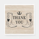 Search for cowboy boots napkins Bridal shower