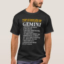 Search for gemini birthday tshirts This