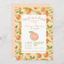 Search for sweet as a peach birthday invitations Turning one