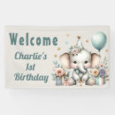 Search for 1st birthday banners Blue