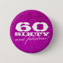 Search for 60th birthday buttons Pink
