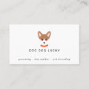Recherche de visage de chien cartes visite Dog