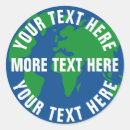 Recherche de planète autocollants Globe