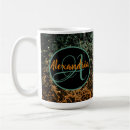 Search for green and black mugs Girly