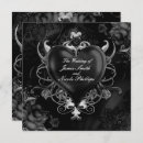Recherche de coeur gothique invitations Roses